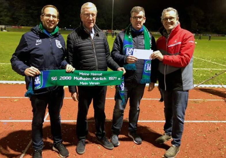 Stadt gratuliert zum 100jährigen Jubiläum des SSV bzw. jetzt SG 2000